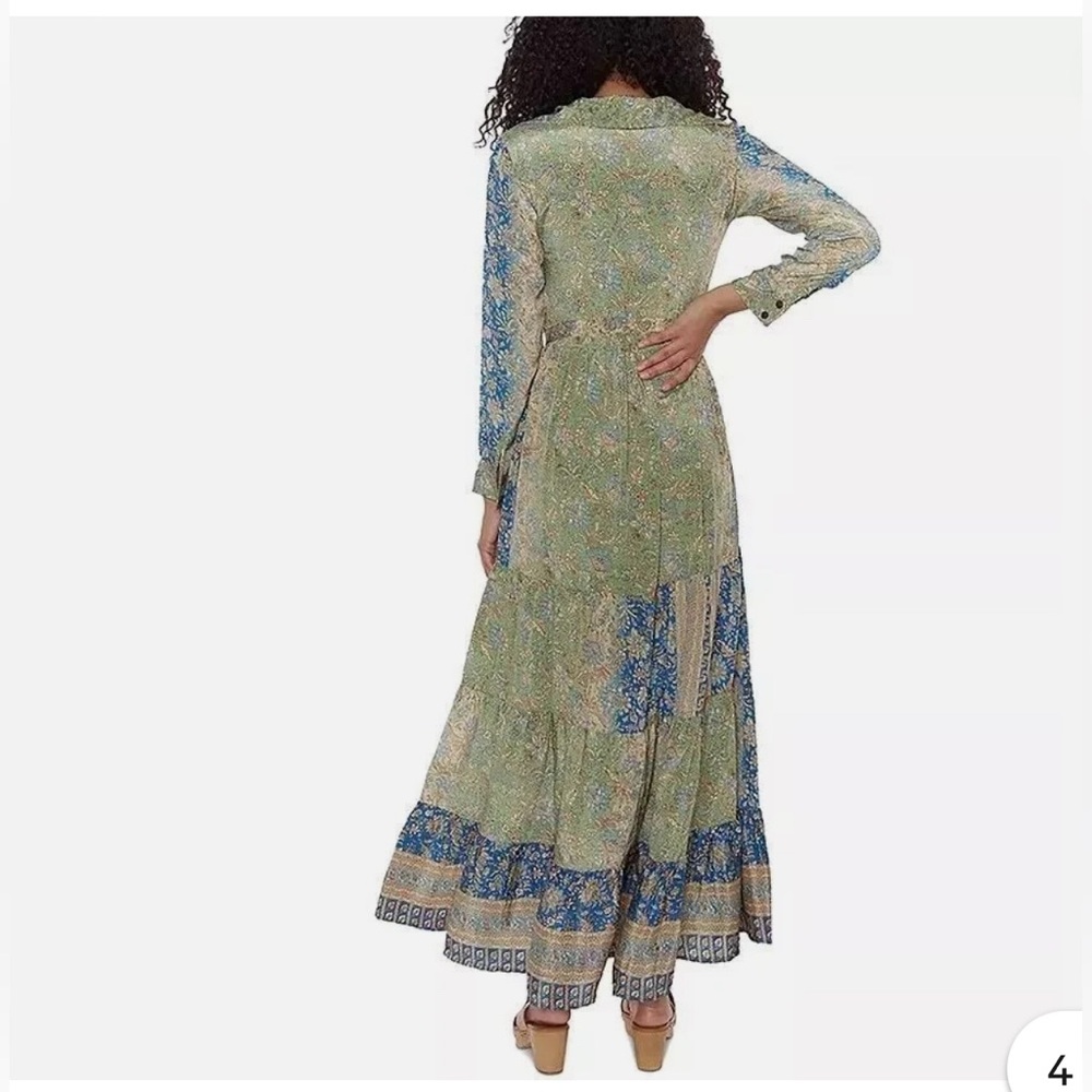 RAGA Blue and Green Maxi Dress - Picture 2 of 10